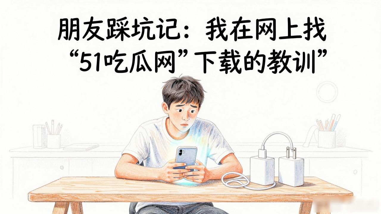 朋友踩坑记：我在网上找"51吃瓜网"下载的教训